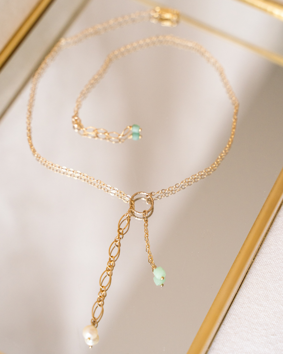 Collier - Chrysoprase