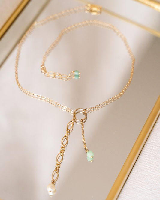Collier - Chrysoprase