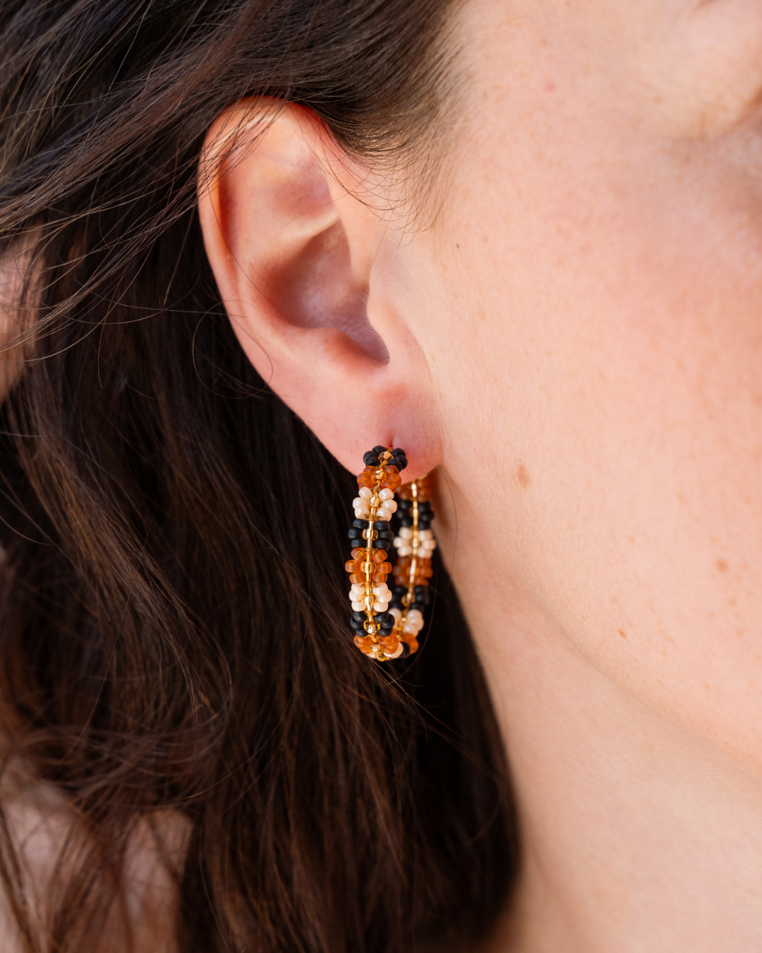 Boucles Créoles - Léopard