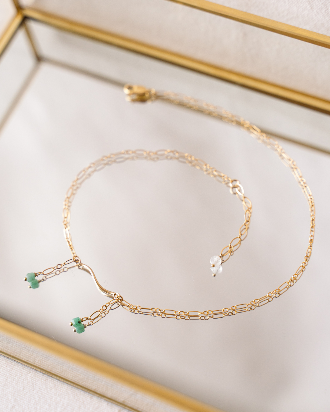 Collier - Émeraudes Crafted