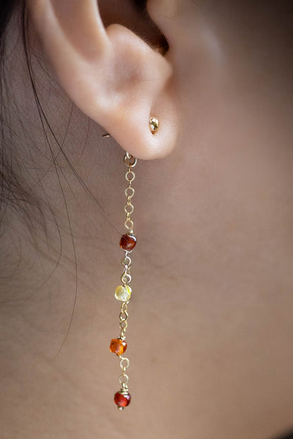 Boucles d'oreilles Trio de couleurs