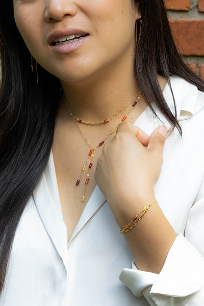 Boucles d'oreilles Trio de couleurs