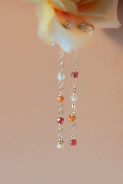 Boucles d'oreilles Trio de couleurs